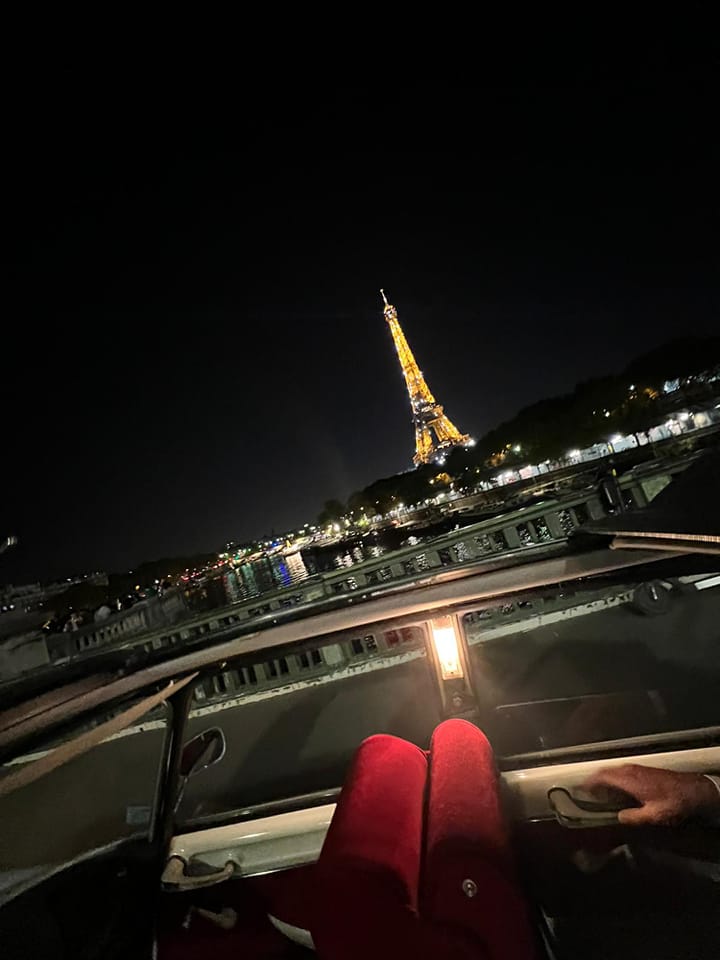 Paris by night - city tour citroen DS