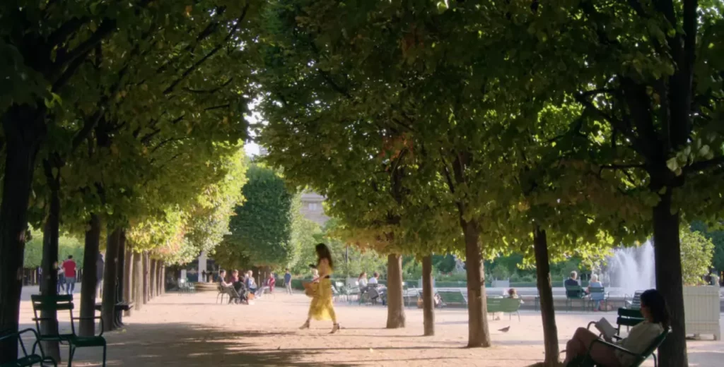 emily in paris au jardin de paris