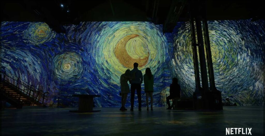 le musée de l'atelier des lumières